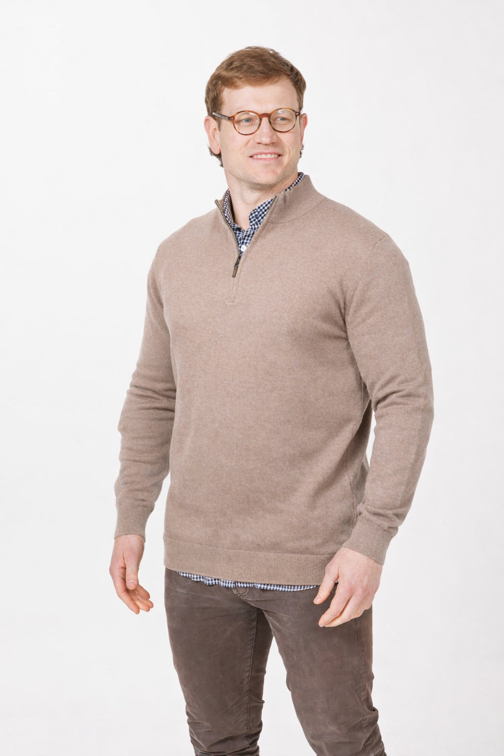 9901 100% Merino 1/4 Zip Jersey