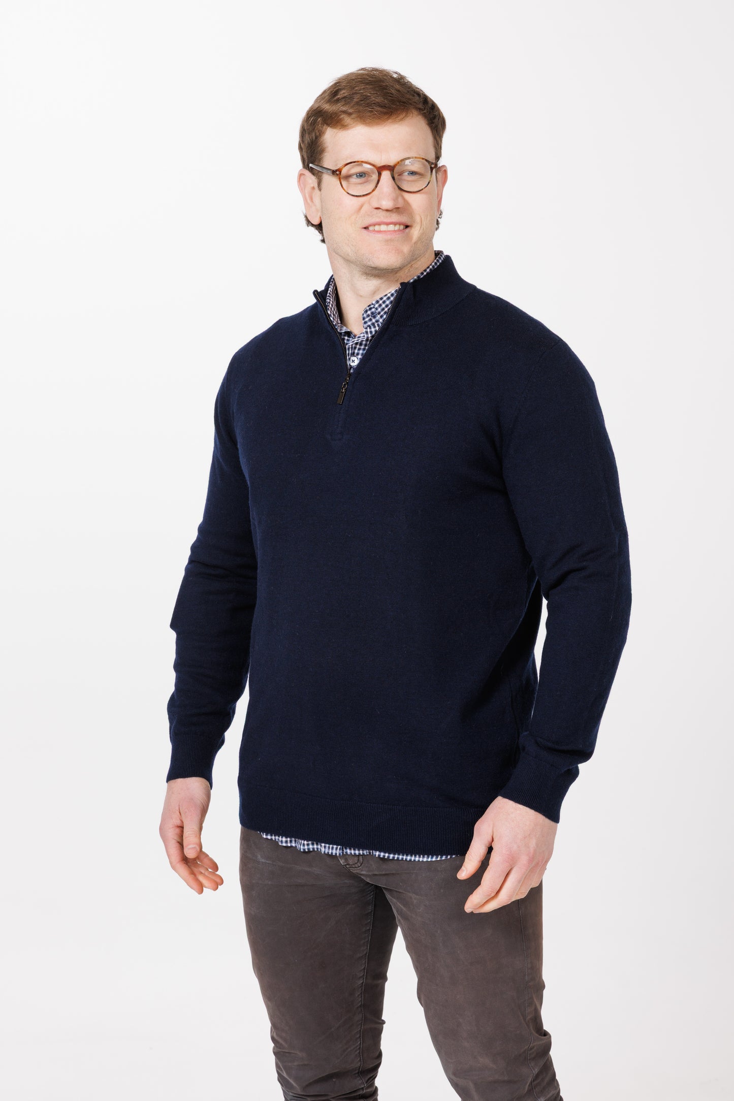 9901 100% Merino 1/4 Zip Jersey