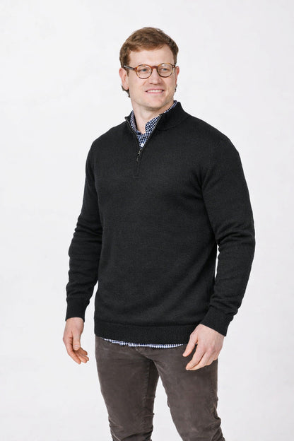 9901 100% Merino 1/4 Zip Jersey