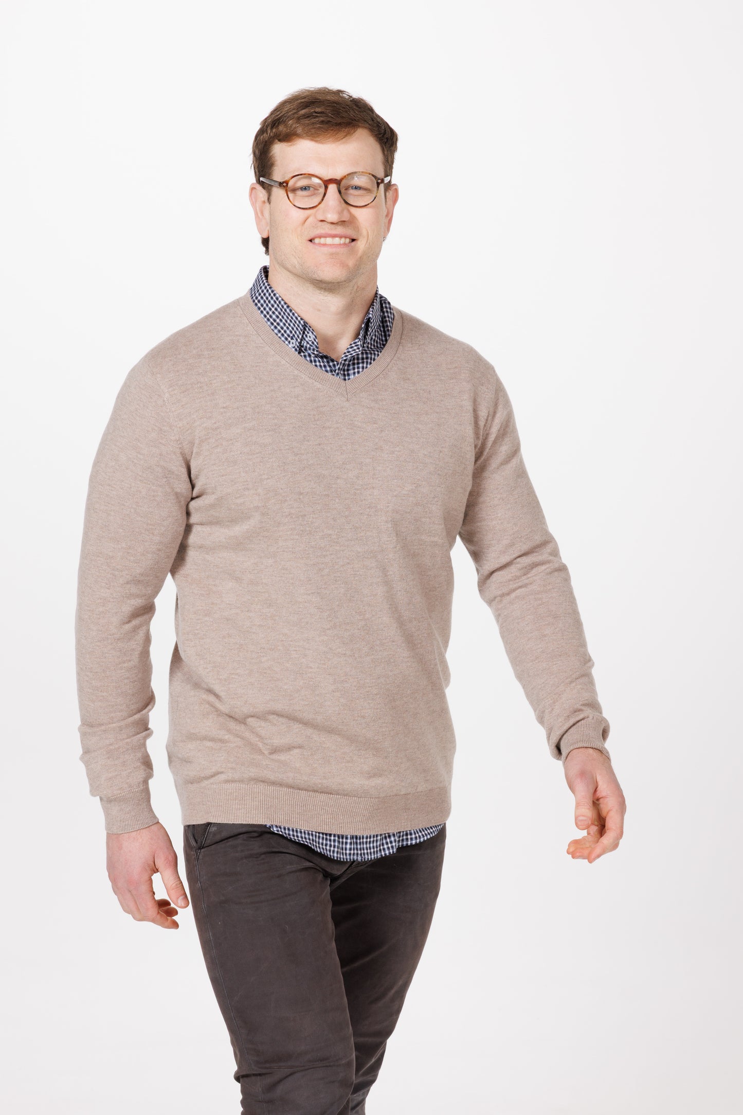 9903 Merino V Neck Jersey