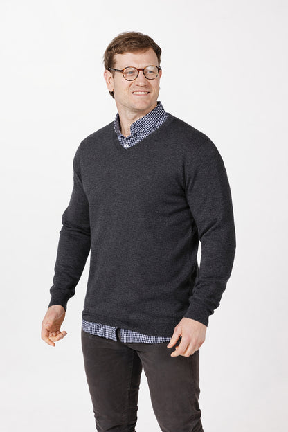 9903 Merino V Neck Jersey