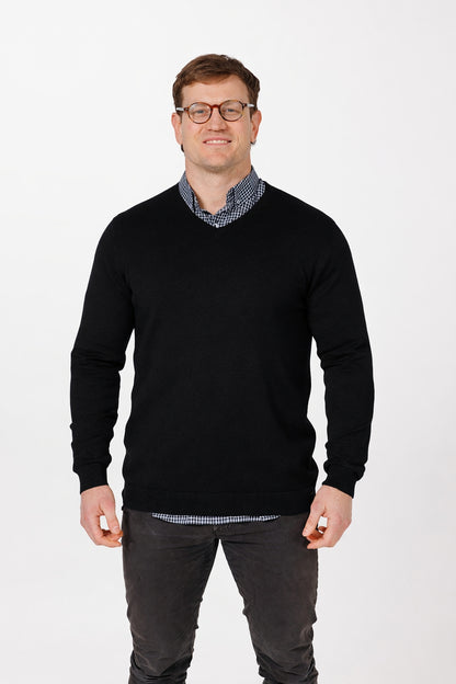 9903 Merino V Neck Jersey