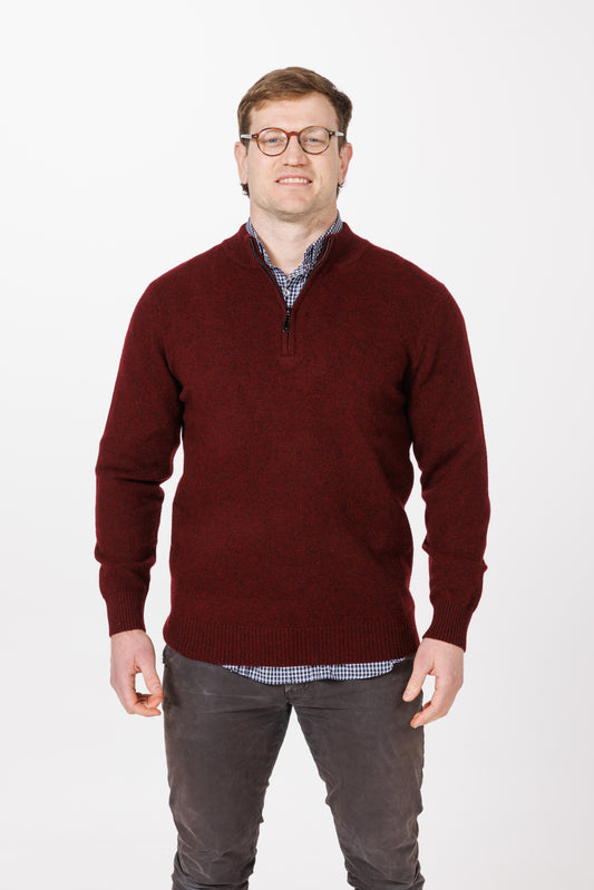 9904 1/4 Zip Heavyweight Jersey