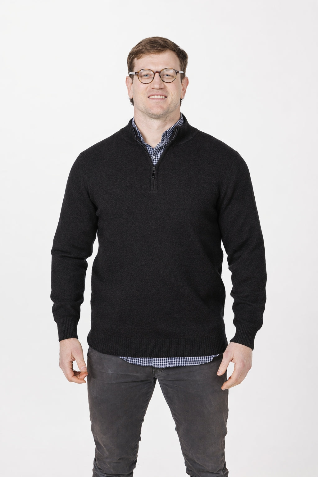 9904 1/4 Zip Heavyweight Jersey
